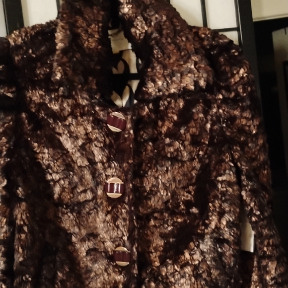 Leifsdottir - Designer Jacket - Faux fur - Unique Signature One of a kind - Picture 8 of 9